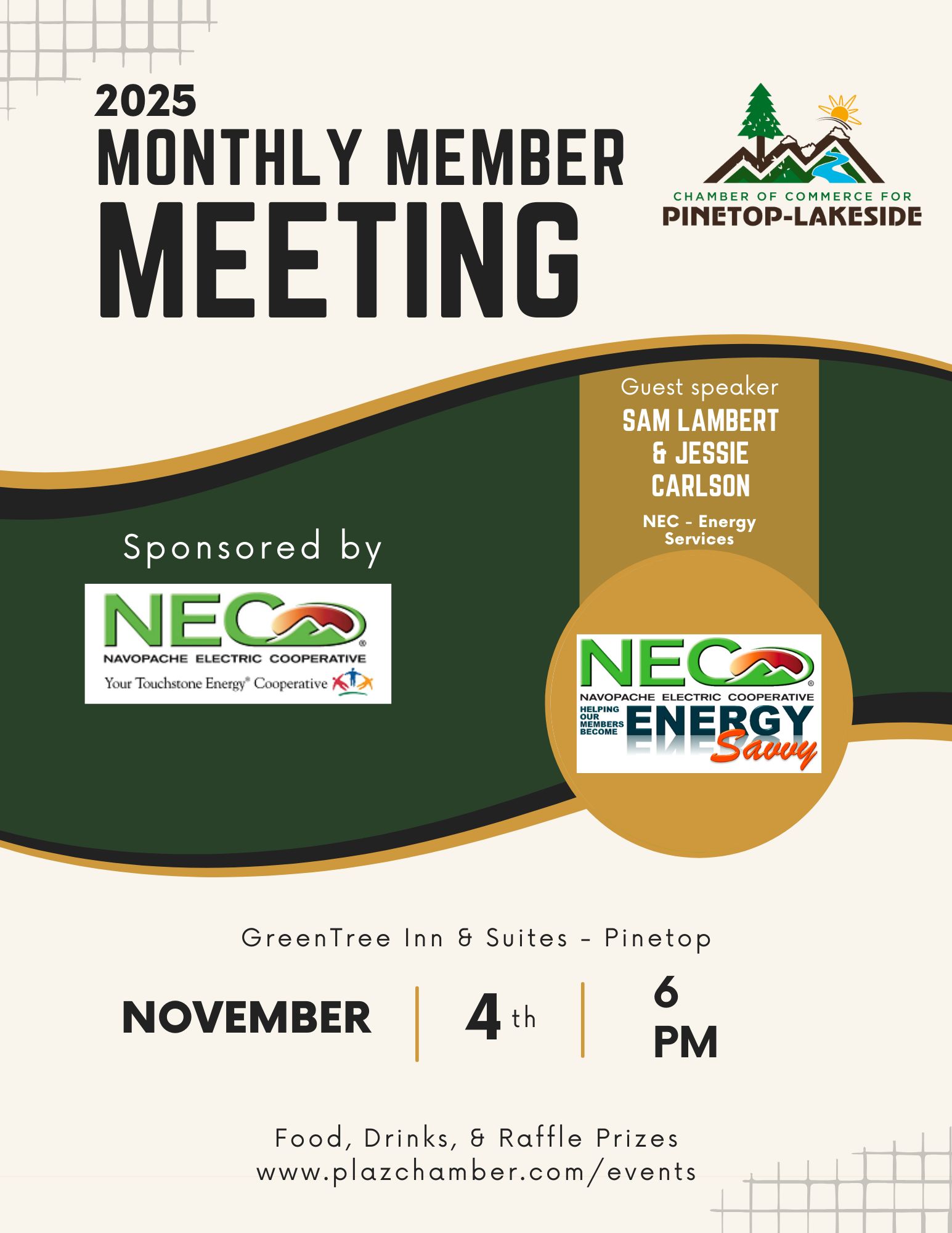 Chamber PinetopLakeside November Monthly Meeting