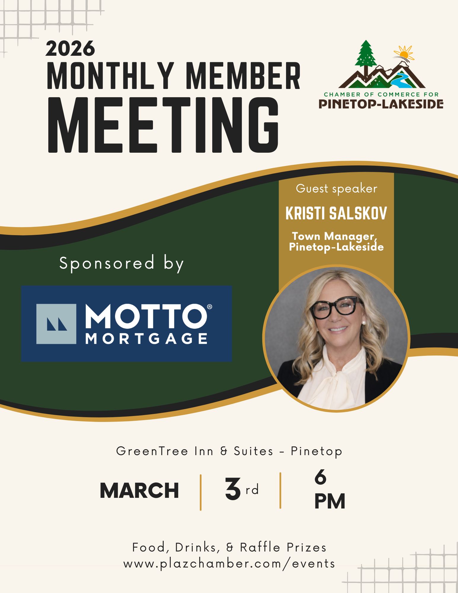 Chamber PinetopLakeside March 26 Monthly Member Meeting
