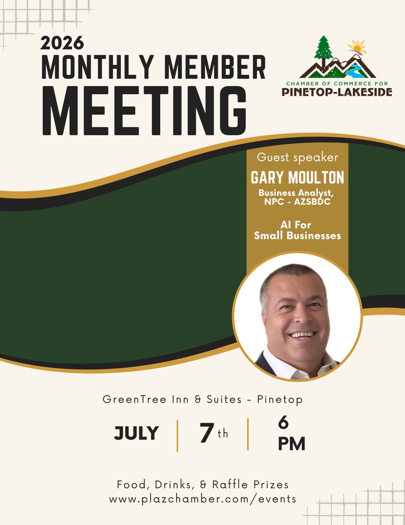 July 26 Monthly Member Meeting